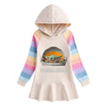 Yoda Baby Long Sleeve Baby Rainbow Dress