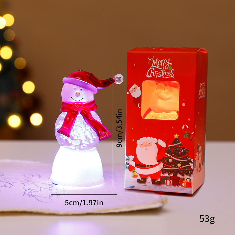 Glowing Christmas Snowman Creative Ornament Christmas Decoration