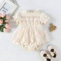 Baby Onesie with Lace Skirt