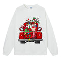 Christmas sweater for women, Christmas car lights reindeer