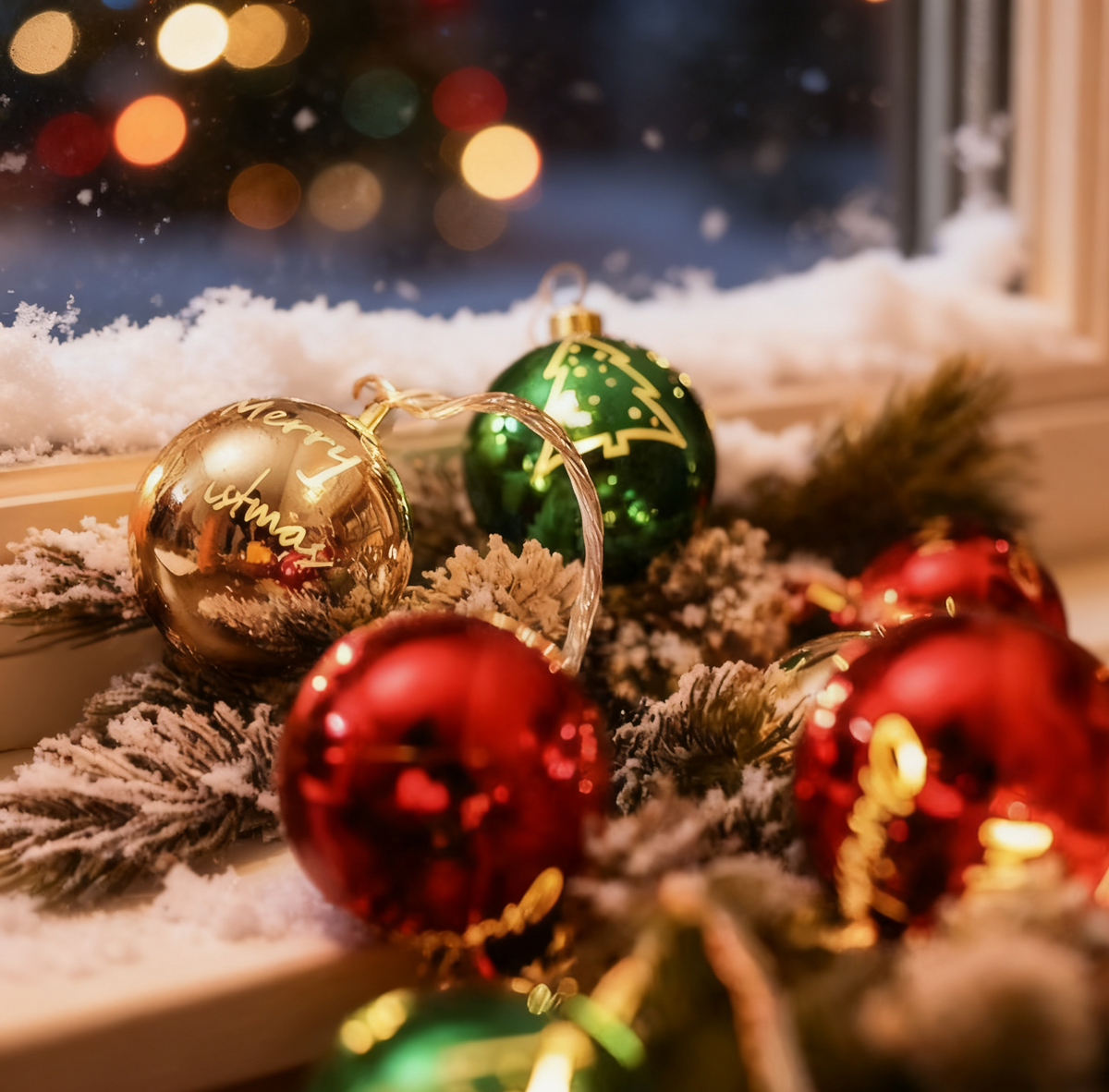 Christmas electroplated ball Christmas light LED string