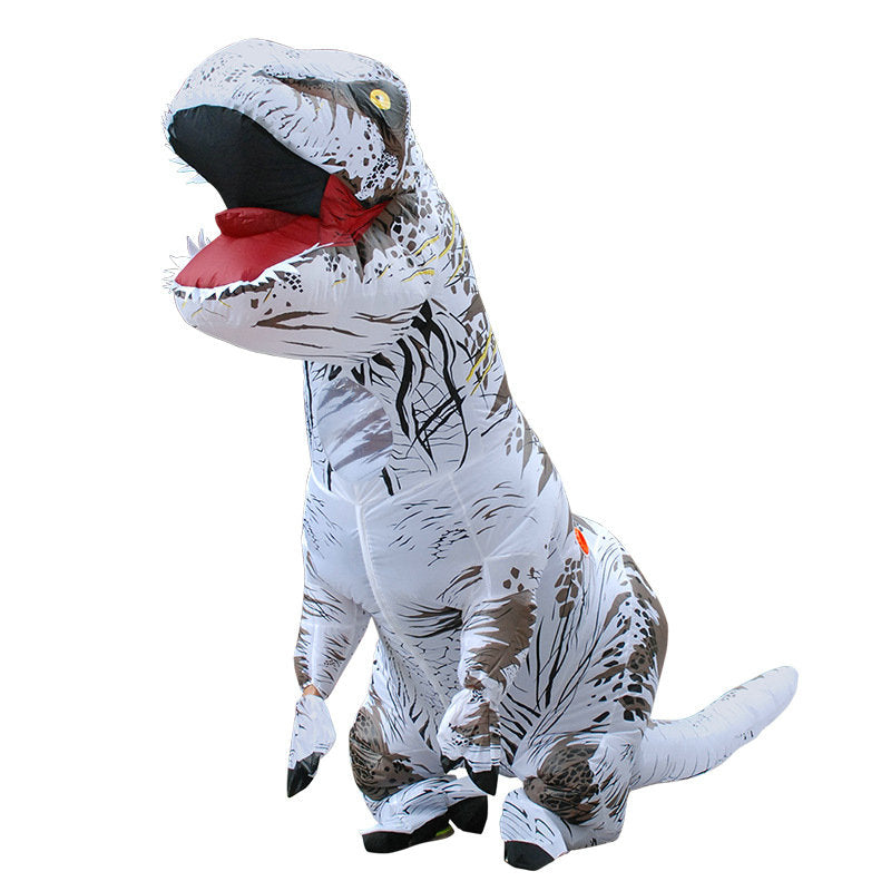 Unique Adult T-REX Inflatable Costume Christmas Cosplay Dinosaur Animal Jumpsuit Halloween Costume for Women Men
