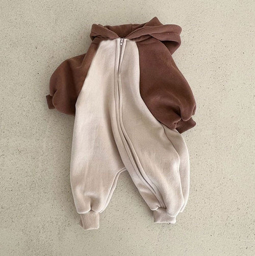 Baby jumpsuit fleece baby outfit crawling suit