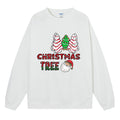 Christmas tree cake Christmas tree print sweater